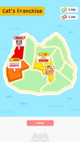 Cat diner: Franchise tycoon 스크린 샷 2