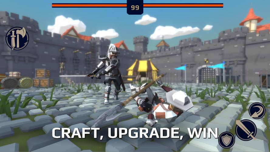 Slash Polygon: Medieval PVP captura de pantalla 4