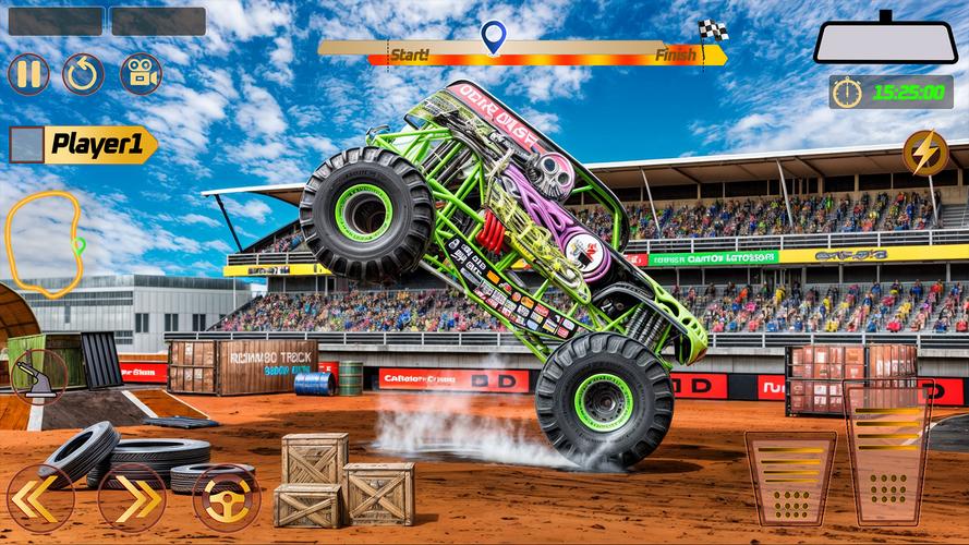 ภาพหน้าจอ Monster Truck: Derby Games 2