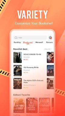 NovelWorm - Werewolf & Romance Screenshot 1
