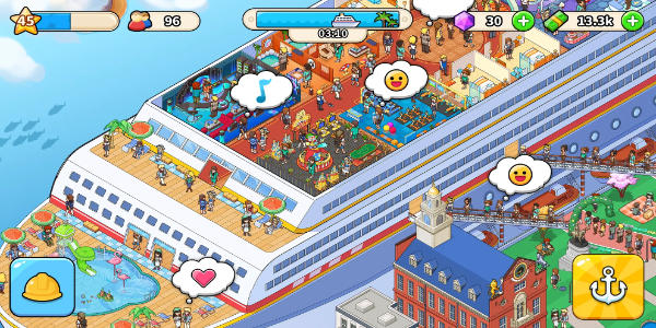 My Cruise: Idle ship Tycoon ảnh chụp màn hình 2
