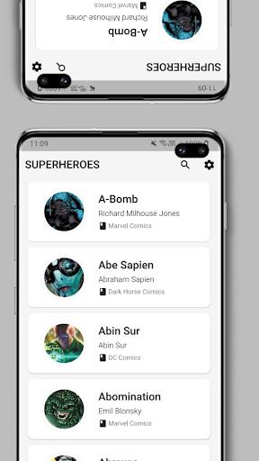 Superheroes屏幕截圖2