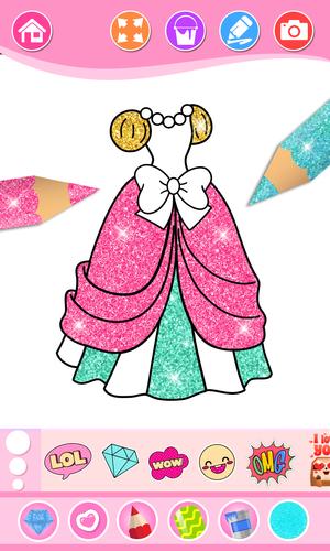 Beauty Coloring Book for Girls screenshot 1