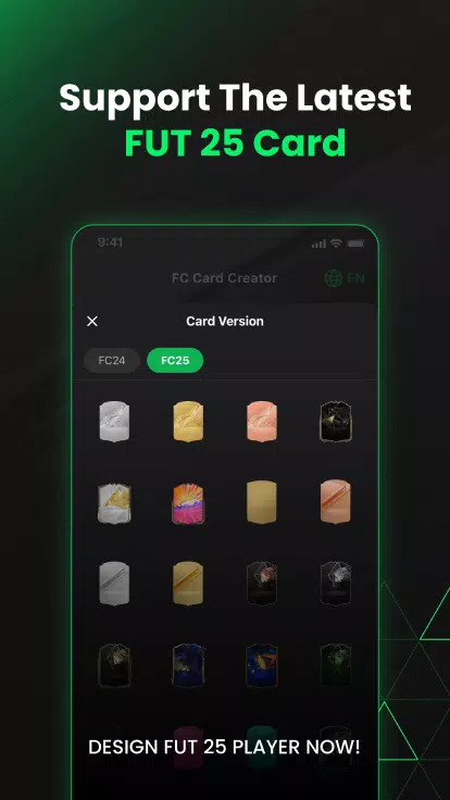 FUT 25 Card Creator স্ক্রিনশট 4