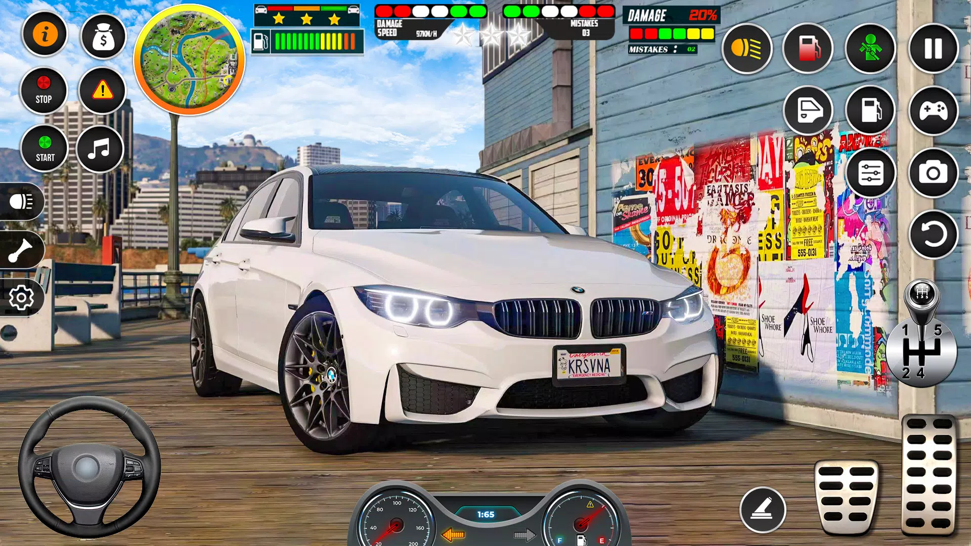 Classic Car Drive Parking Game Screenshot 2