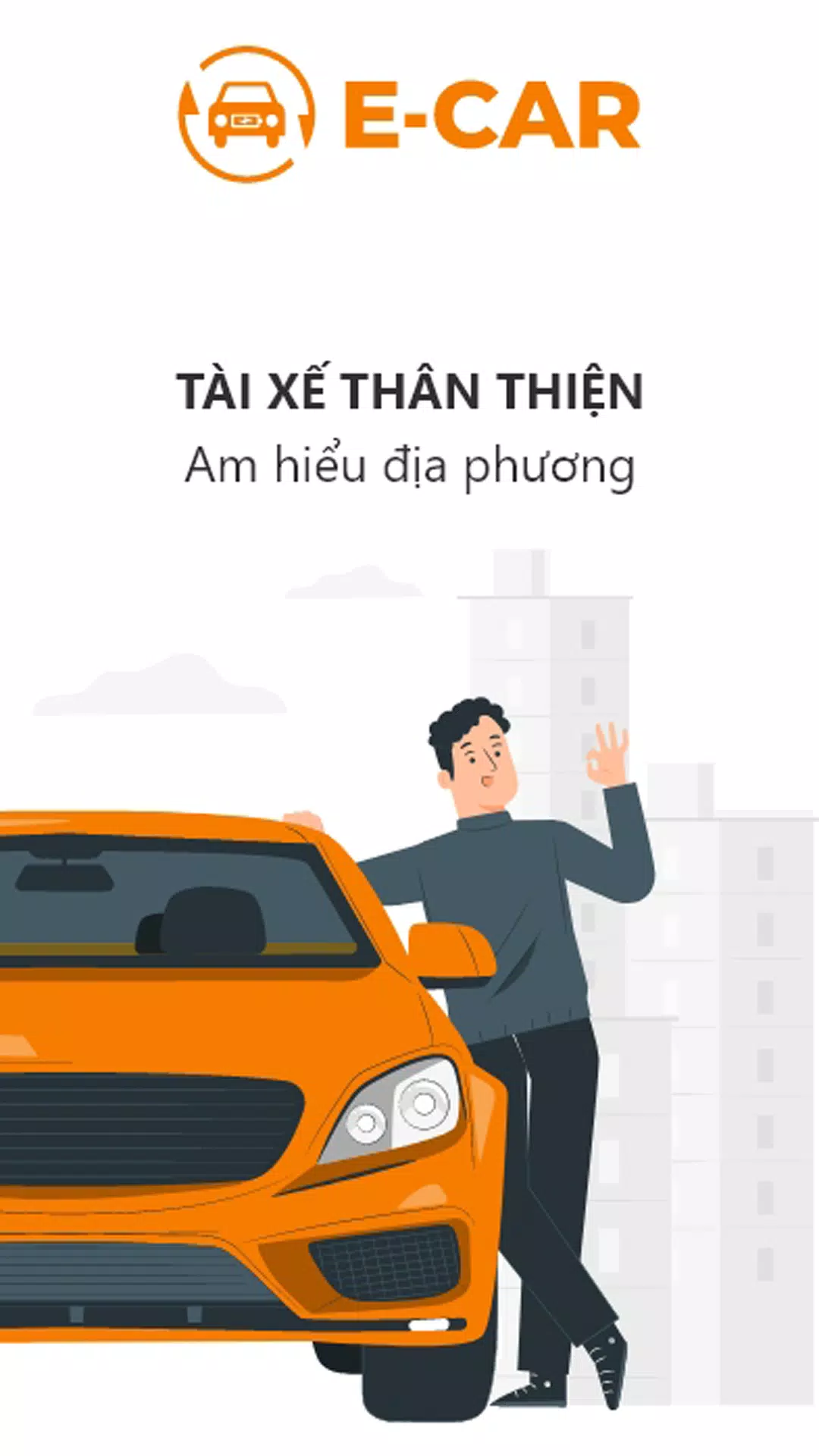 Screenshot E-CAR Gọi xe ô tô điện 1