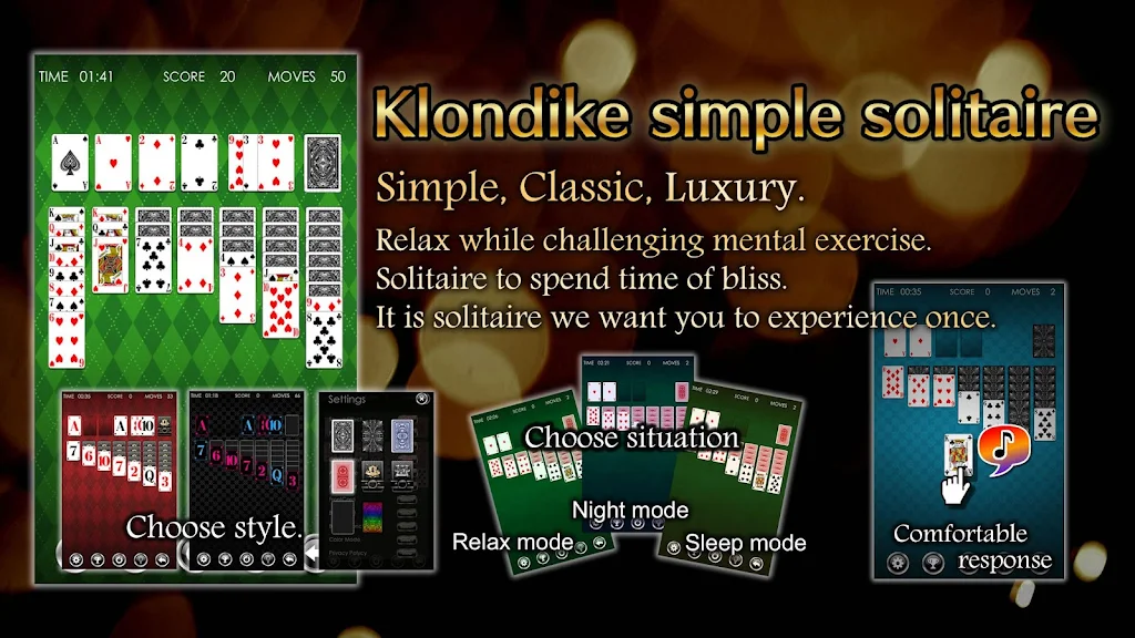 Solitaire Klondike HDスクリーンショット1