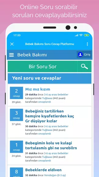 Gün Gün Bebek Bakımı, Takibi Capture d’écran1