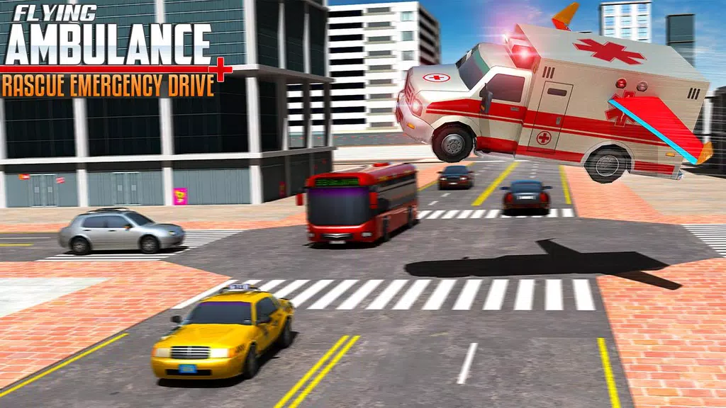 Flying Ambulance Rescue Drive экрана 4