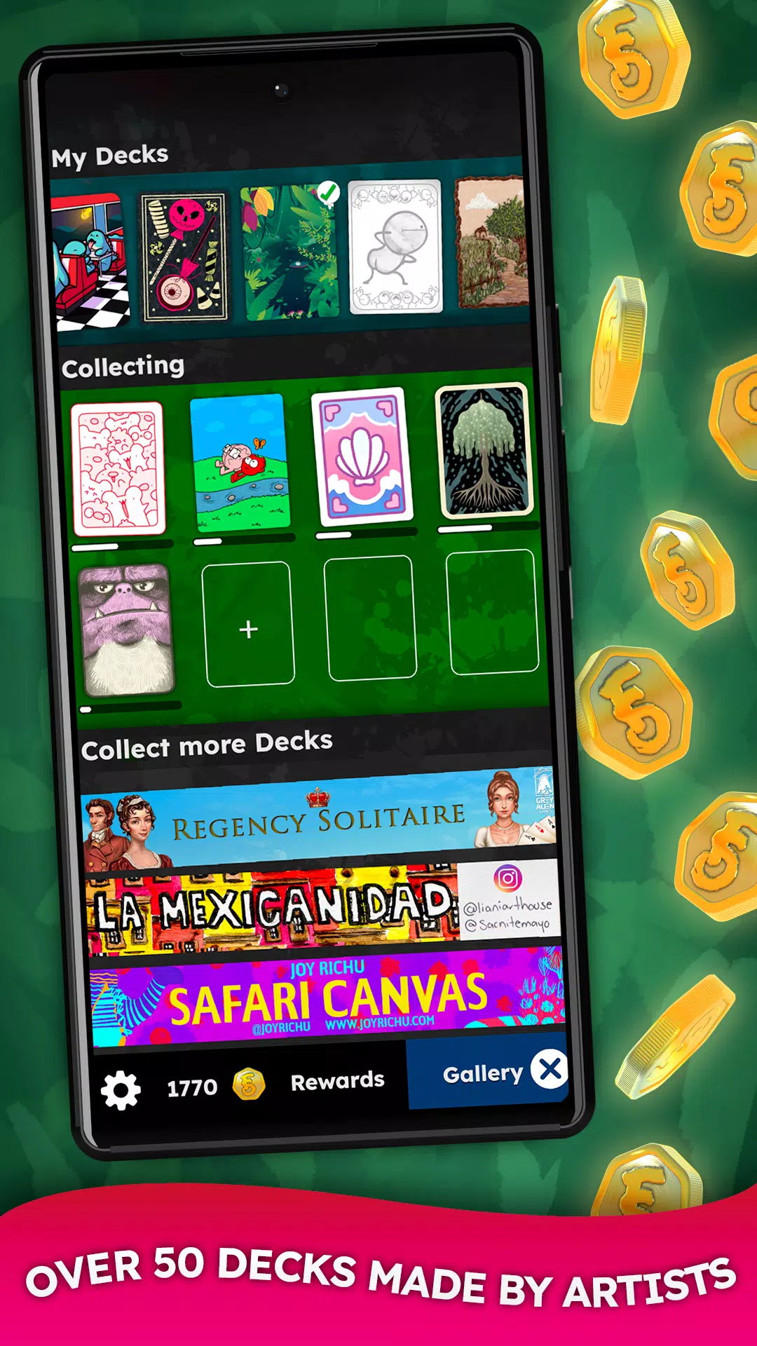 FLICK SOLITAIRE - Cozy Cards ကိုဖန်သားပြင်4