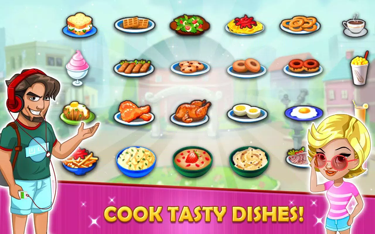 ภาพหน้าจอ Kitchen story: Food Fever Game 3