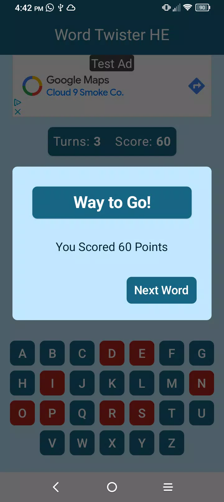 Word Twister Hangman Edition Screenshot 2