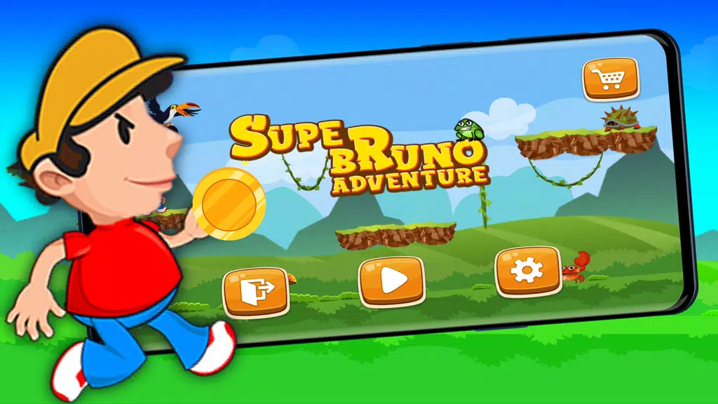 ภาพหน้าจอ Super Bruno Adventures 1