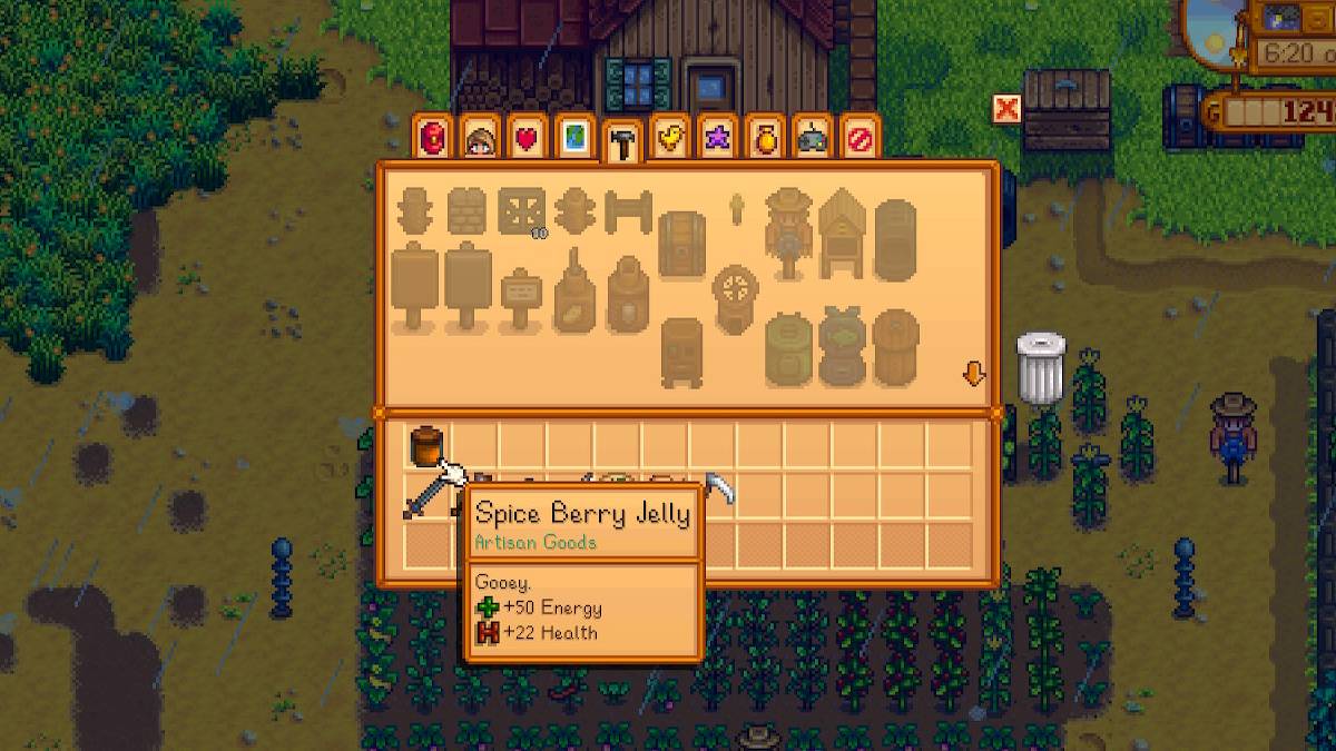 Stardew Valley에서 Spice Berry Jelly를 만드는 방법