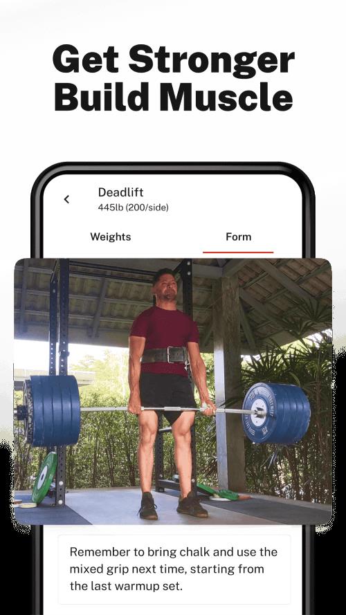 StrongLifts Weight Lifting Log captura de pantalla 2