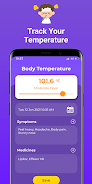 Screenshot Body Temperature App 1