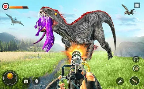 Dino Hunter Sniper 3d: Dinosaur Free FPS Shooting স্ক্রিনশট 3