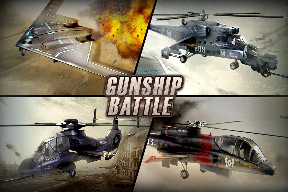 GUNSHIP BATTLE：直升機 3D Action屏幕截圖1