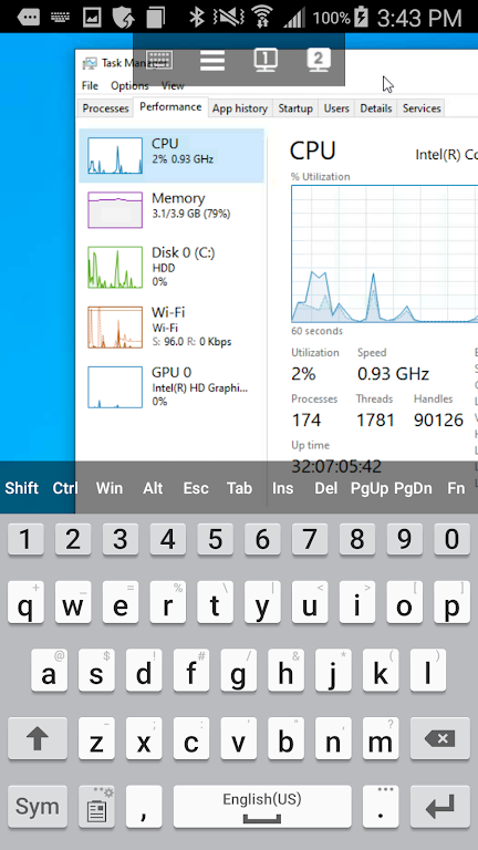 DualMon Remote Access ကိုဖန်သားပြင်2