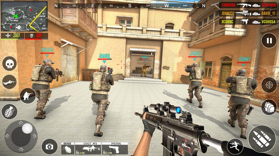 FPS Shooting game 3d gun game स्क्रीनशॉट 2