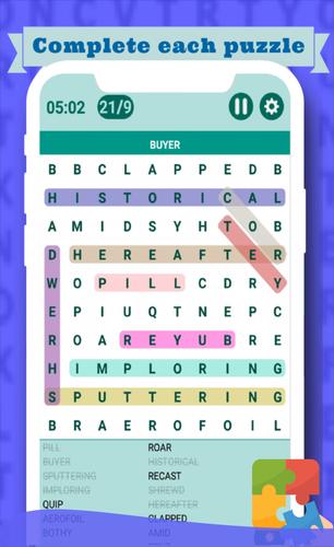 Classic Word Search Puzzle ကိုဖန်သားပြင်2