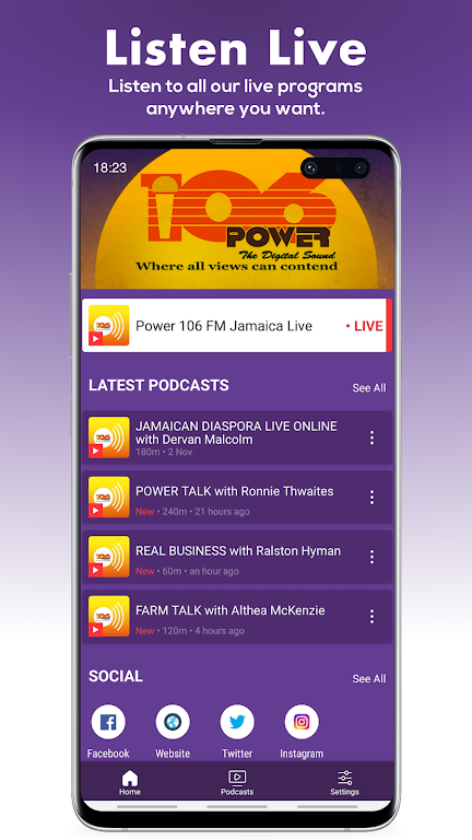 Power 106 FM Jamaica Capture d’écran1