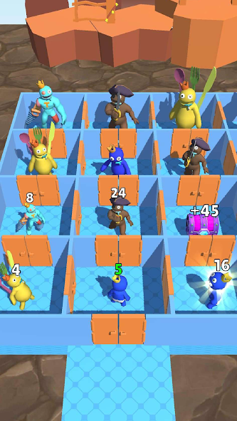 Rainbow Monster - Room Maze Mod ảnh chụp màn hình 4