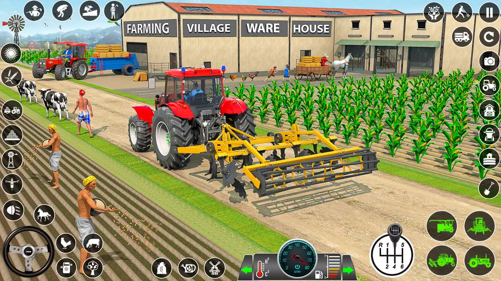 Farming Games: Tractor Driving Screenshot 1