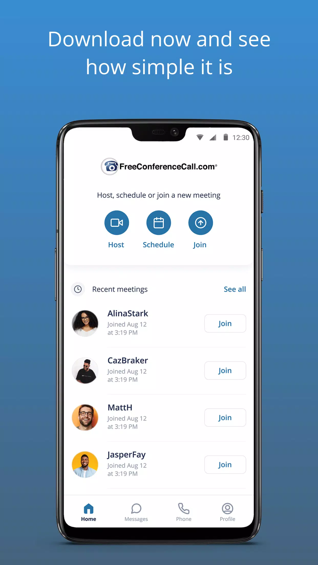 Free Conference Call Screenshot 4