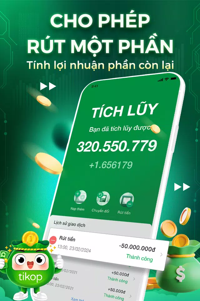 Tikop - Tích lũy và Đầu tư屏幕截圖3