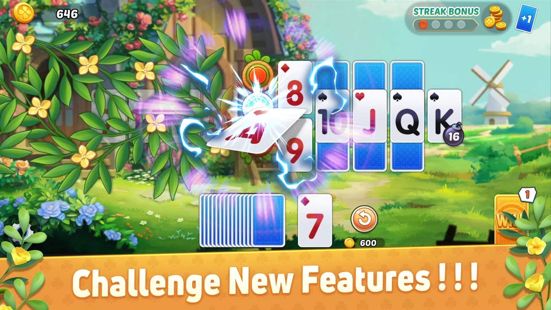 Solitaire Tripeaks Double Fun ekran görüntüsü 2