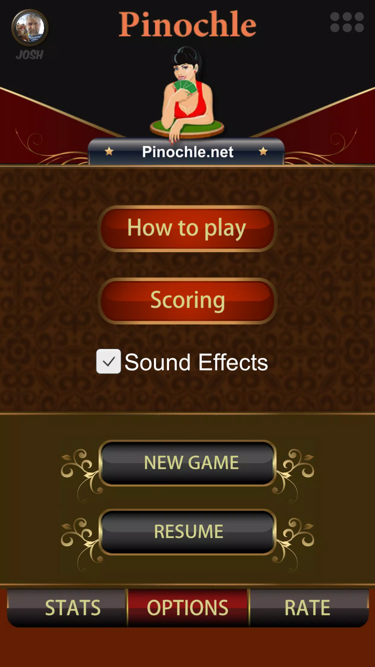 Pinochle Online 스크린샷 2