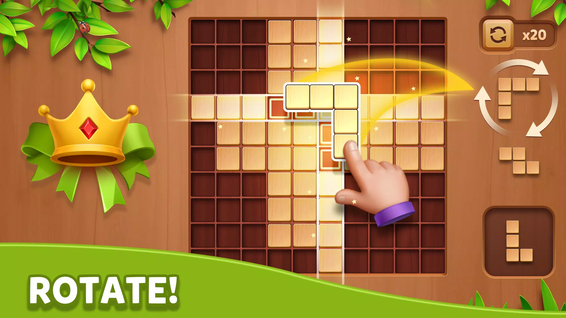 Cube Block - Woody Puzzle Game ảnh chụp màn hình 2