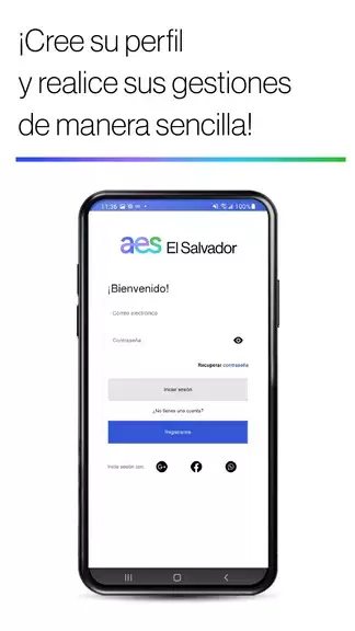 Screenshot Móvil AES El Salvador 1