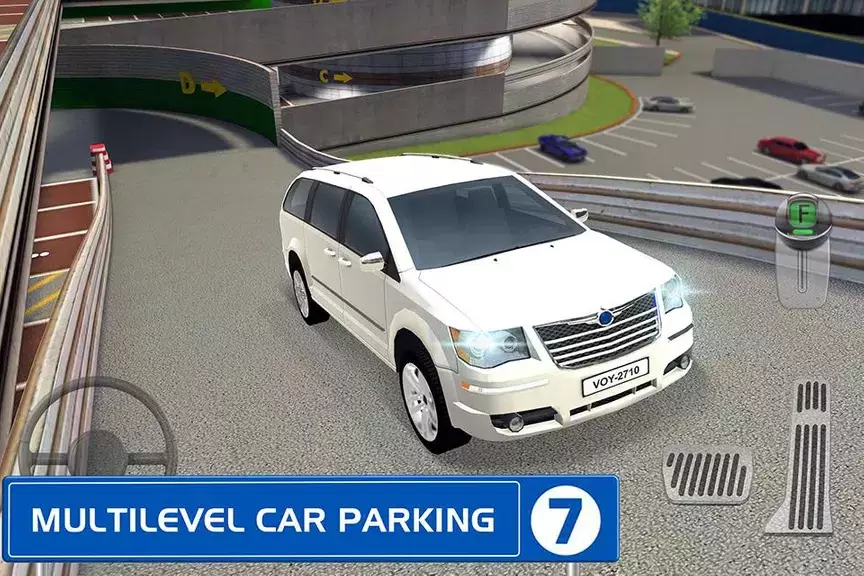 Multi Level 7 Car Parking Sim 스크린 샷 1