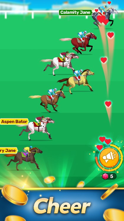 Horse Racing Hero Riding Game captura de pantalla 1