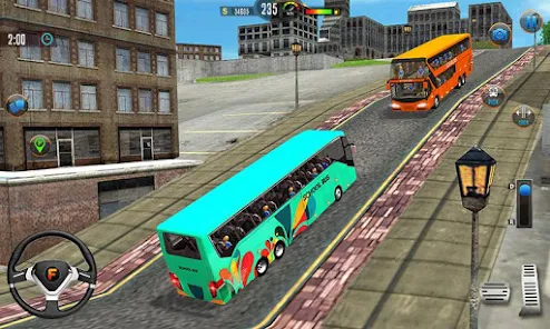 Offroad School Bus Drive Games स्क्रीनशॉट 3