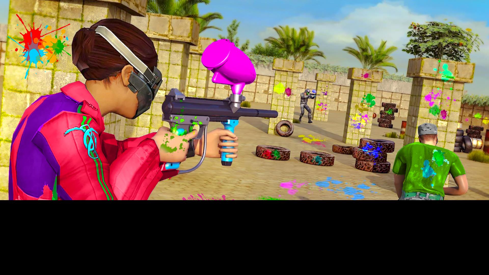 Paintball Shooting Game:3D War экрана 2