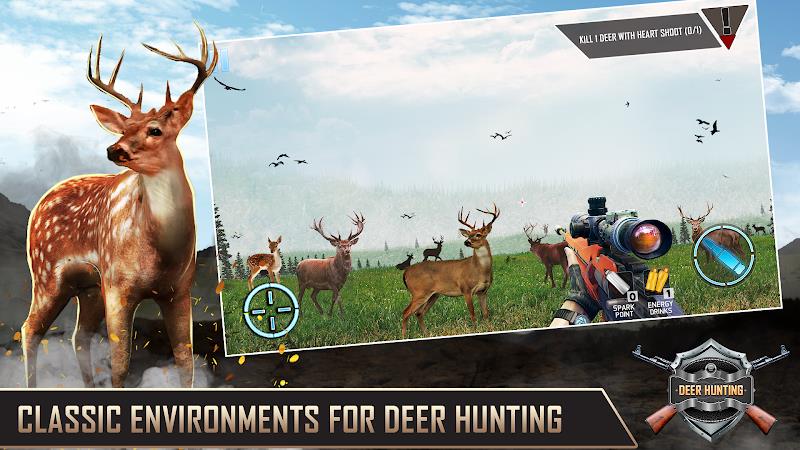 Deer Hunting Simulator Games экрана 3