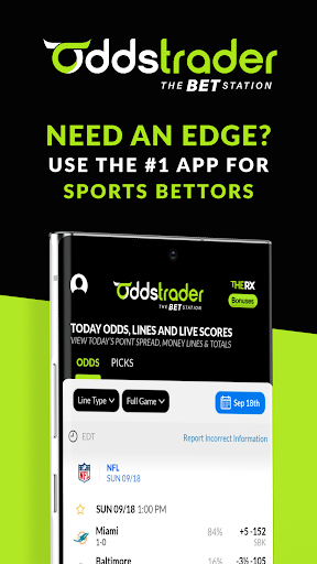 OddsTrader: Sports Betting экрана 1
