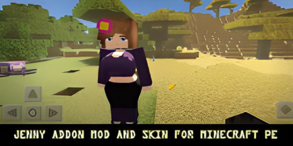 Jenny mod for Minecraft PE MOD Screenshot 1