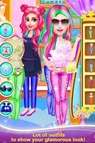 Fashion Braid Hair Girls Games captura de pantalla 2