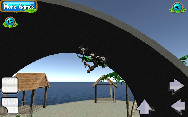 Bike Tricks: Hawaii Trails Screenshot 2
