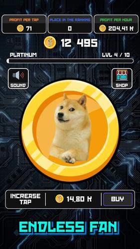 Crypto Clicker Doge Coin Idle ကိုဖန်သားပြင်3