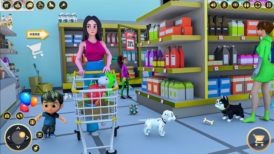 Mom Simulator Family Games 3D屏幕截圖3