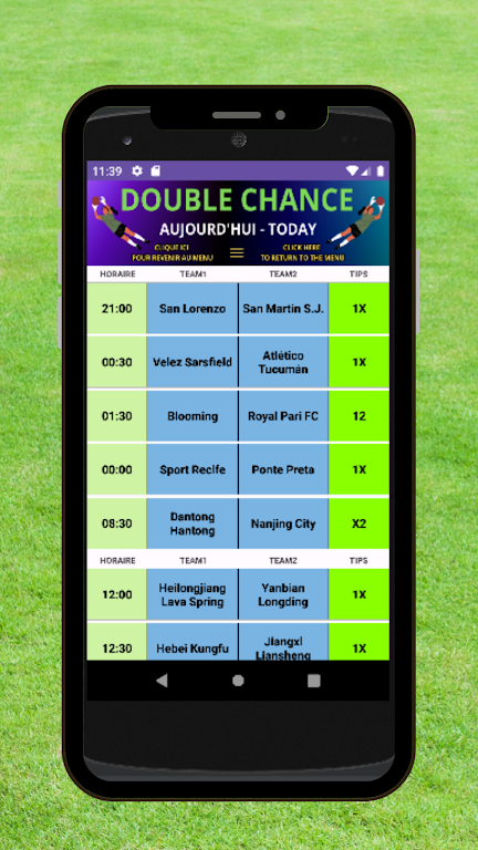Football Double Chance screenshot 1
