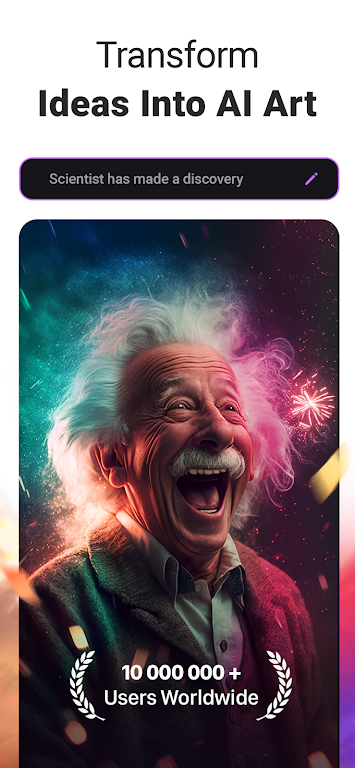 ImageAI - AI Art Generator captura de pantalla 1