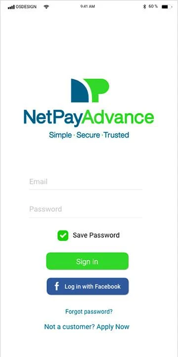 ภาพหน้าจอ Net Pay Advance 1