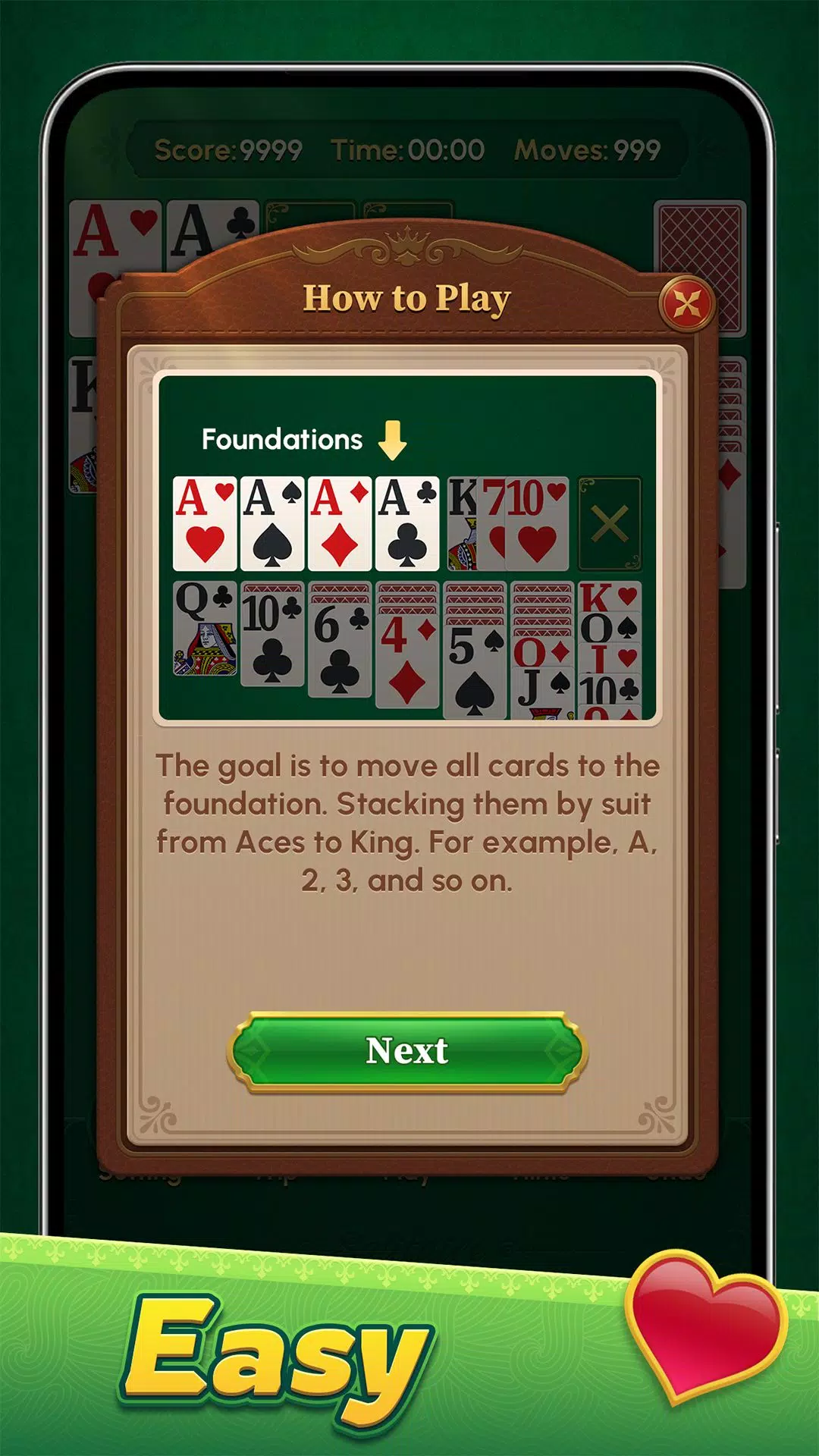 Classic Solitaire: Regal Card экрана 2