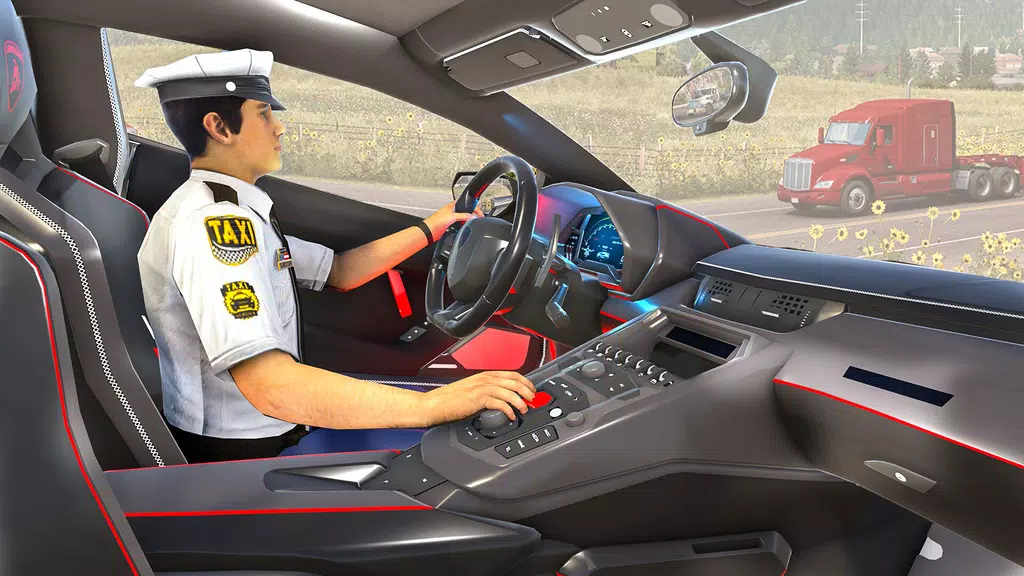 Crazy Car Driving: Taxi Games screenshot 1
